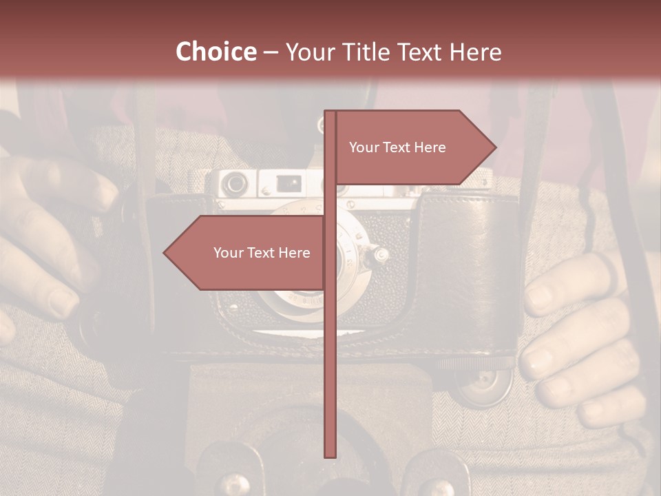Vintage Picture Light PowerPoint Template
