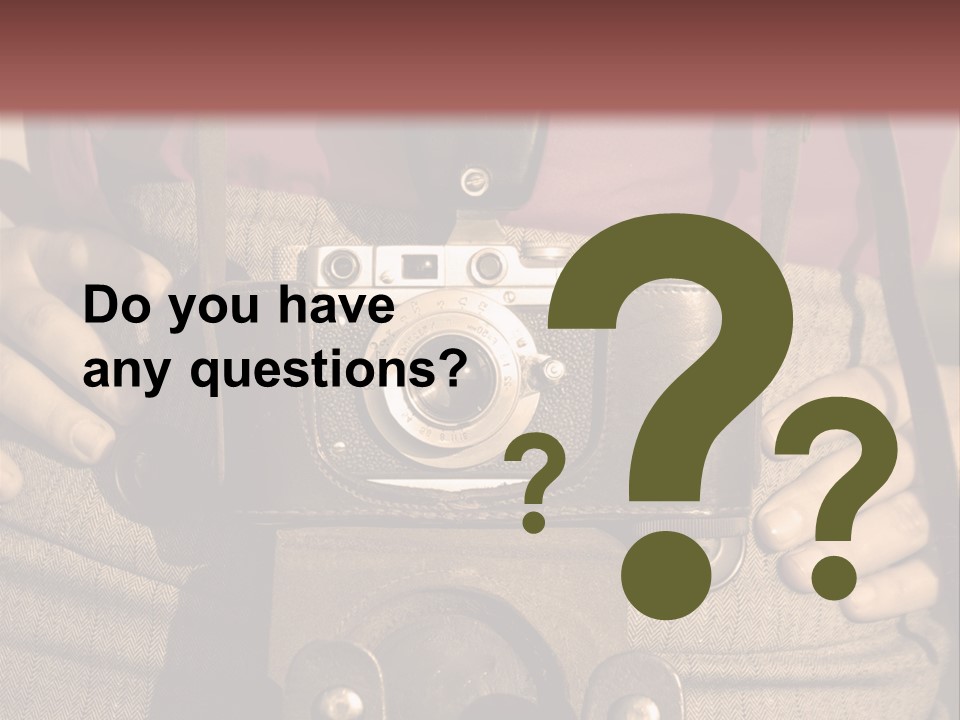 Vintage Picture Light PowerPoint Template