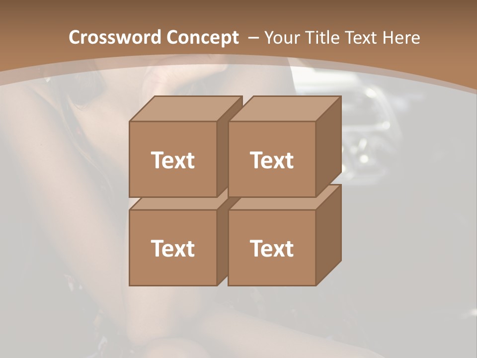 Makeup Fine Car PowerPoint Template