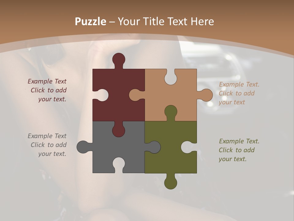 Makeup Fine Car PowerPoint Template