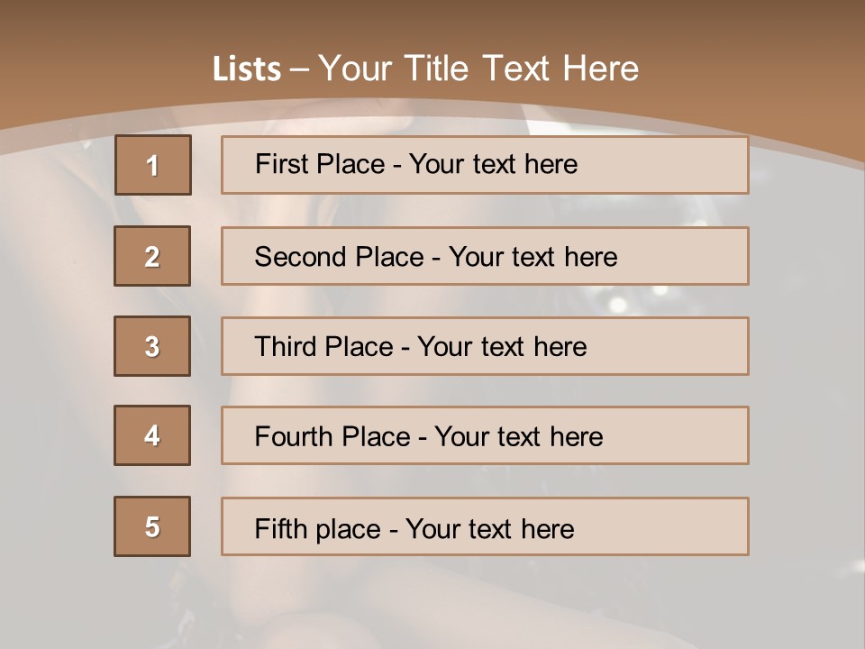 Makeup Fine Car PowerPoint Template