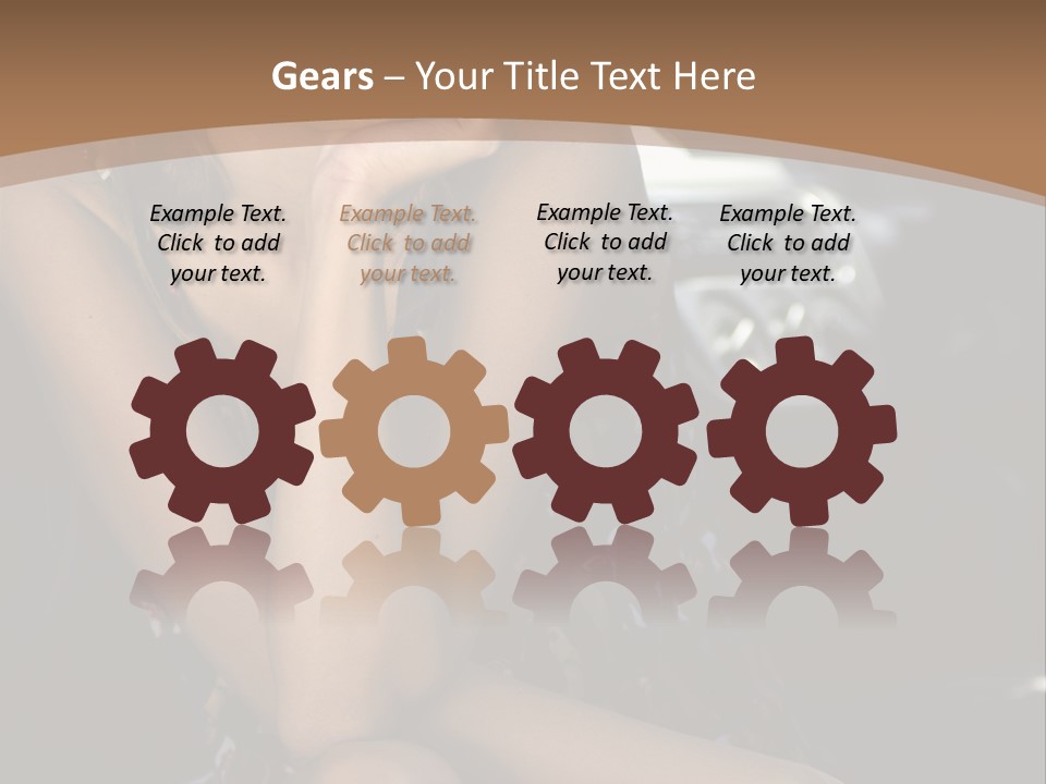 Makeup Fine Car PowerPoint Template