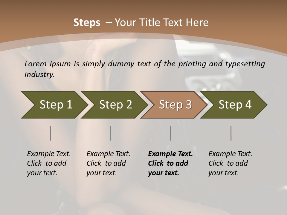Makeup Fine Car PowerPoint Template