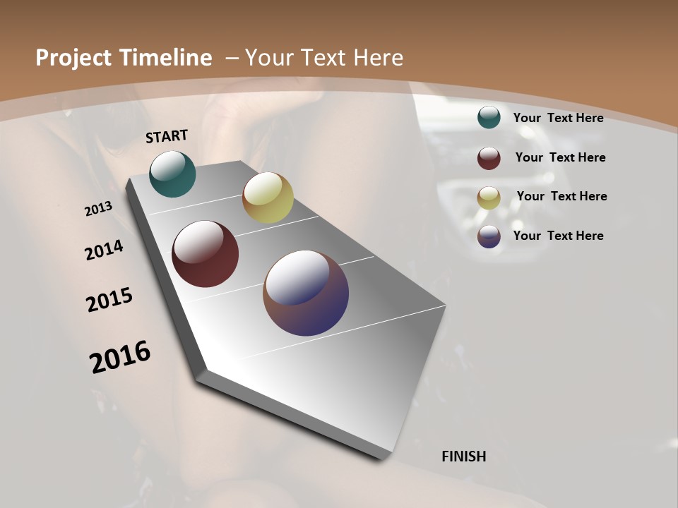Makeup Fine Car PowerPoint Template
