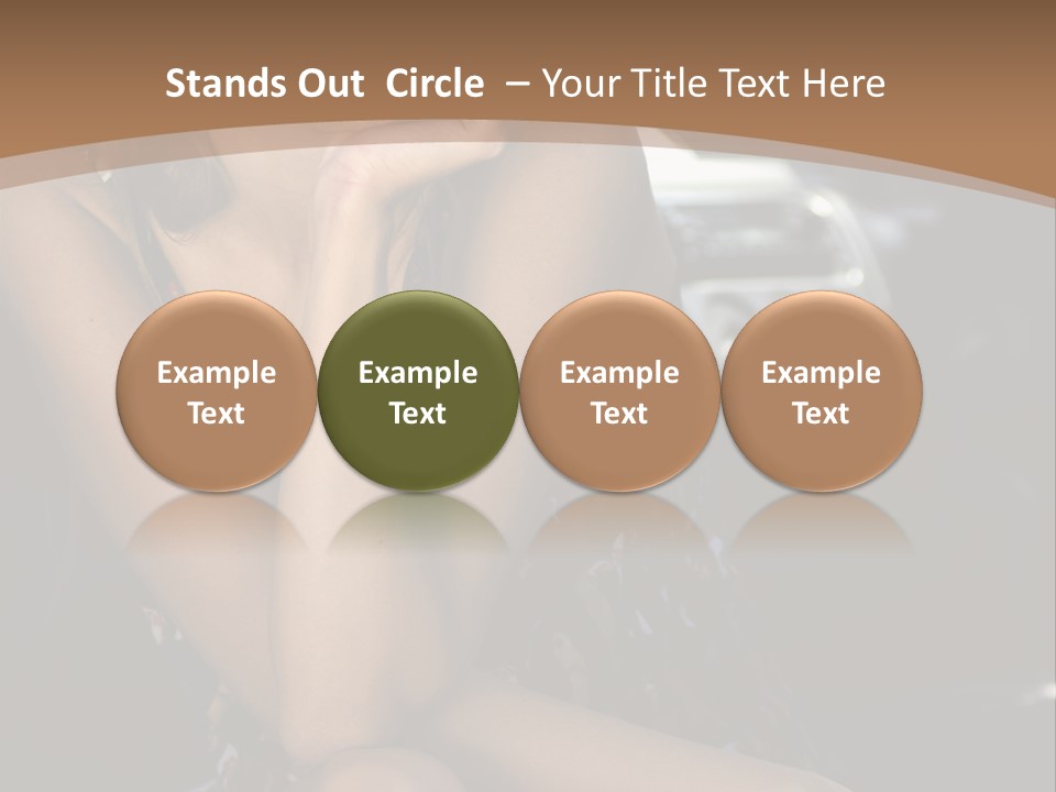 Makeup Fine Car PowerPoint Template