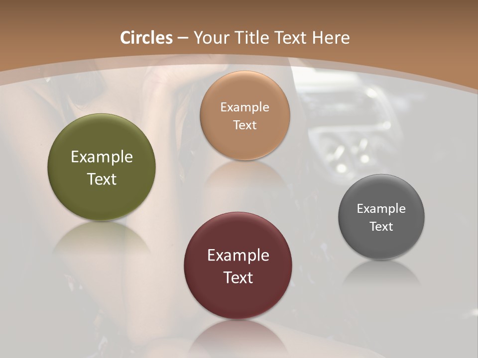 Makeup Fine Car PowerPoint Template