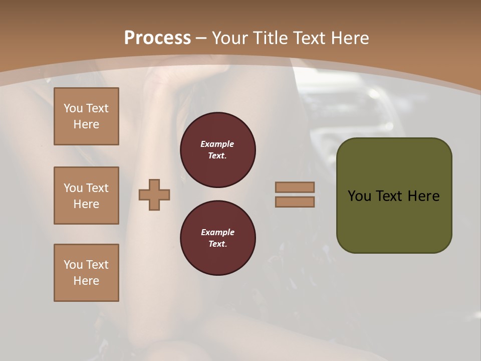 Makeup Fine Car PowerPoint Template
