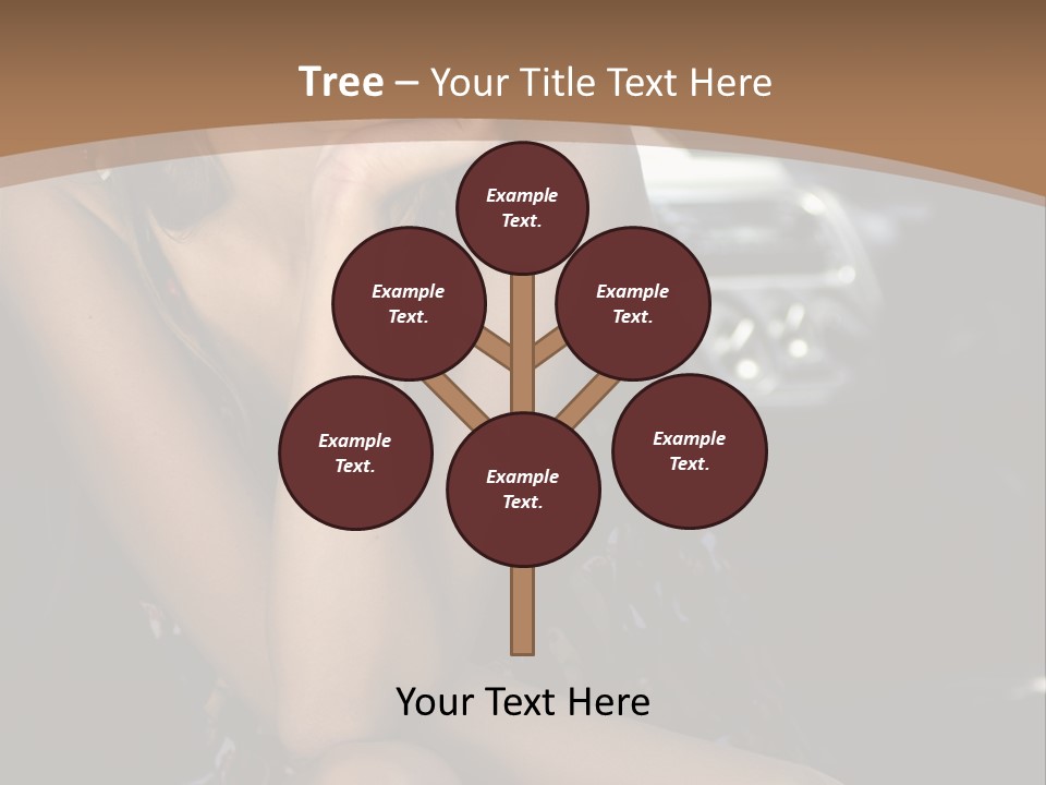 Makeup Fine Car PowerPoint Template