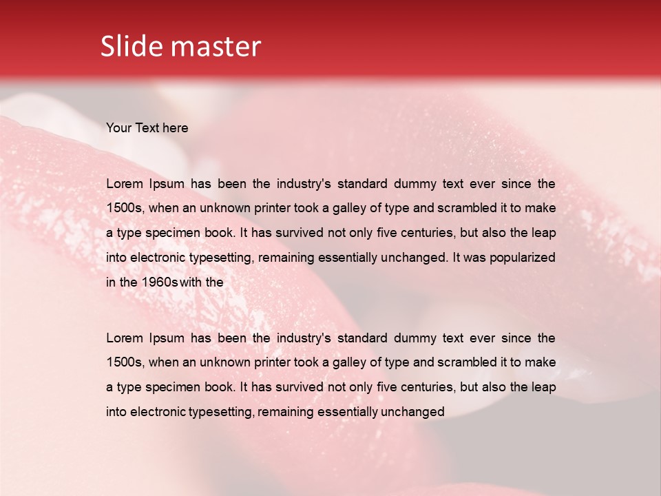 Couple Closeup  PowerPoint Template