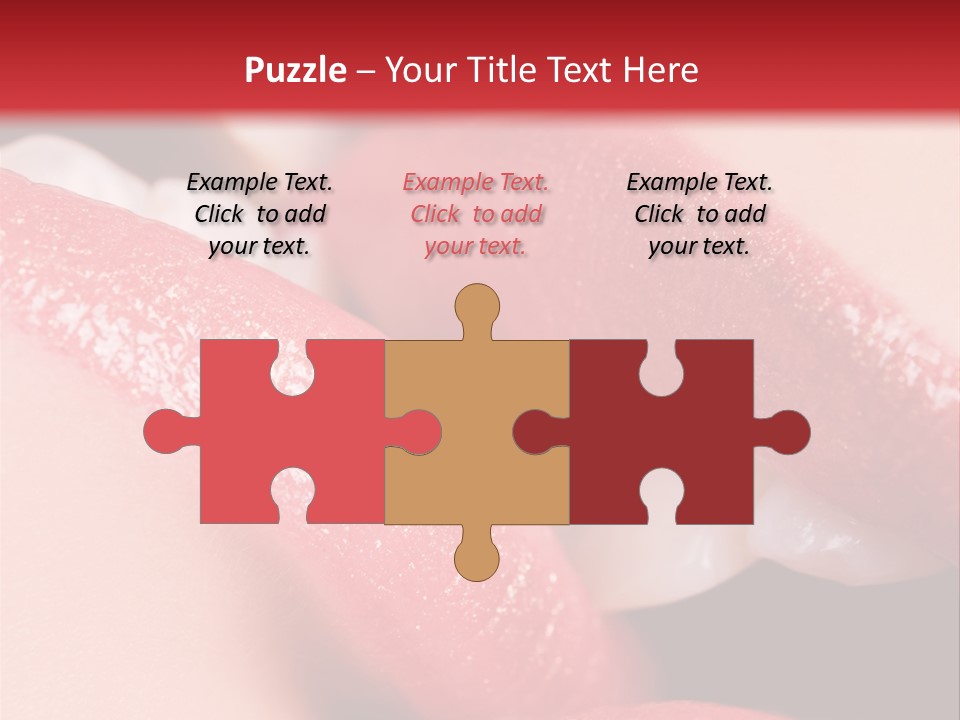 Couple Closeup  PowerPoint Template