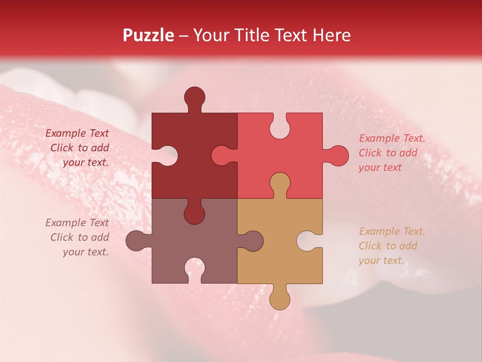 Couple Closeup  PowerPoint Template