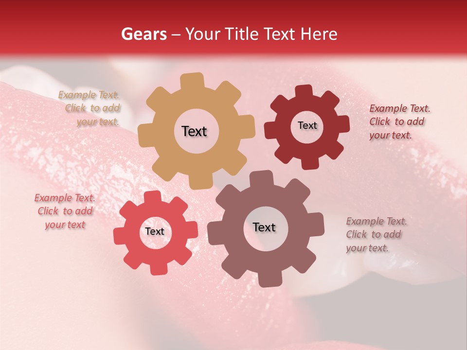 Couple Closeup  PowerPoint Template