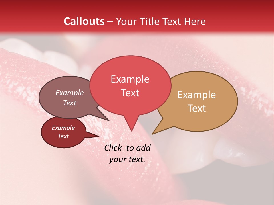 Couple Closeup  PowerPoint Template