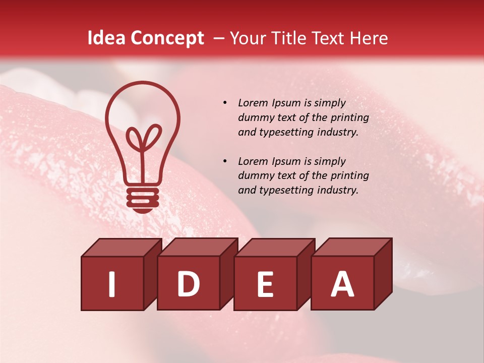 Couple Closeup  PowerPoint Template