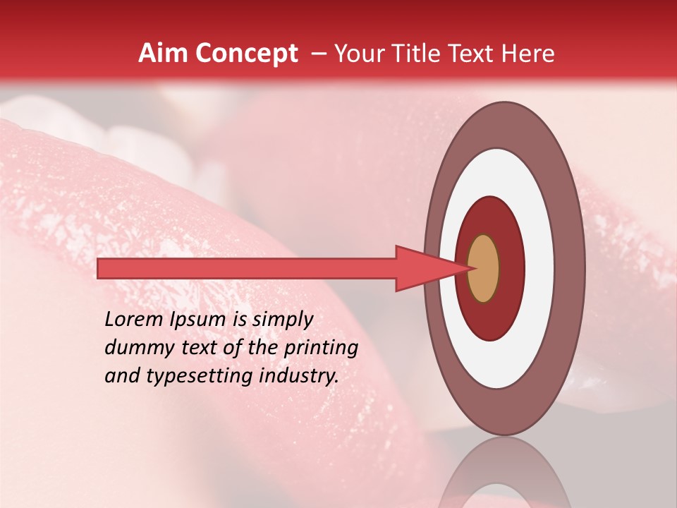 Couple Closeup  PowerPoint Template