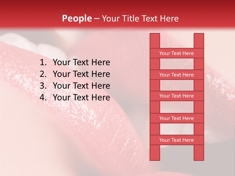 Couple Closeup  PowerPoint Template