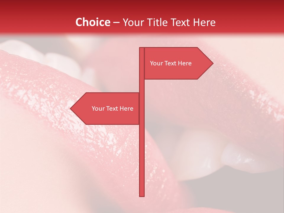 Couple Closeup  PowerPoint Template