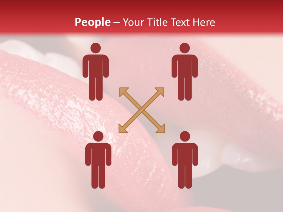 Couple Closeup  PowerPoint Template