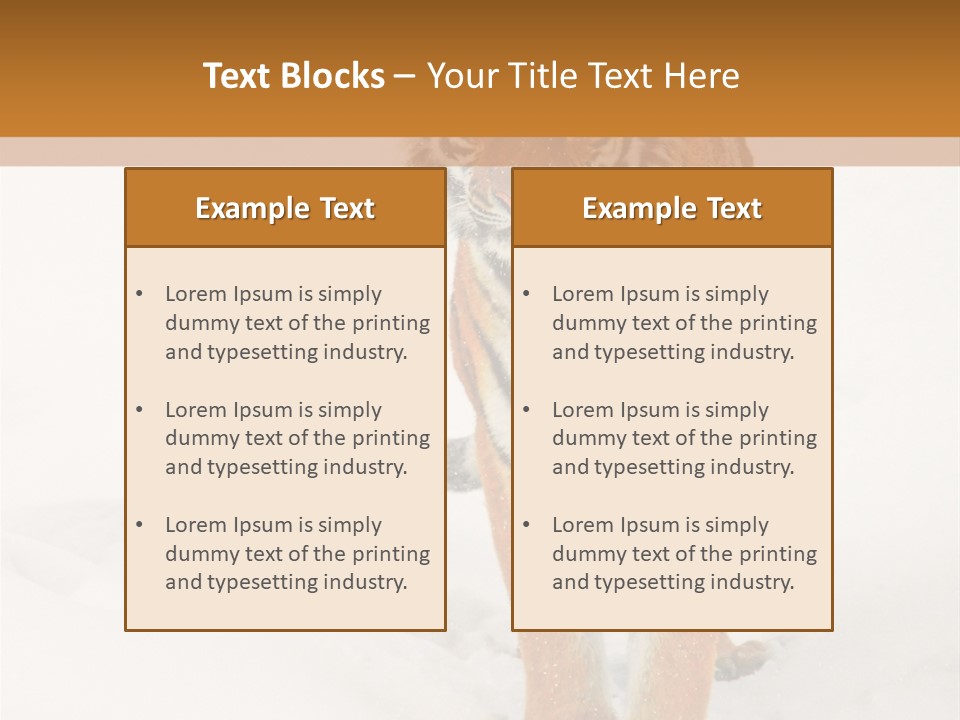 Siberian Tiger Wallpaper Hd PowerPoint Template