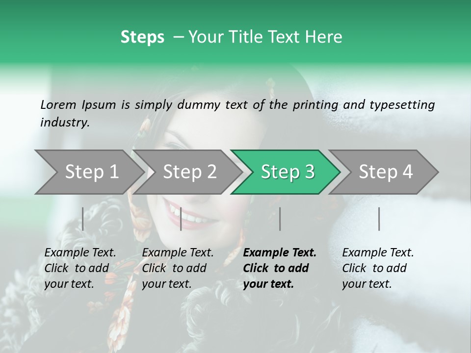 Russian Girl PowerPoint Template