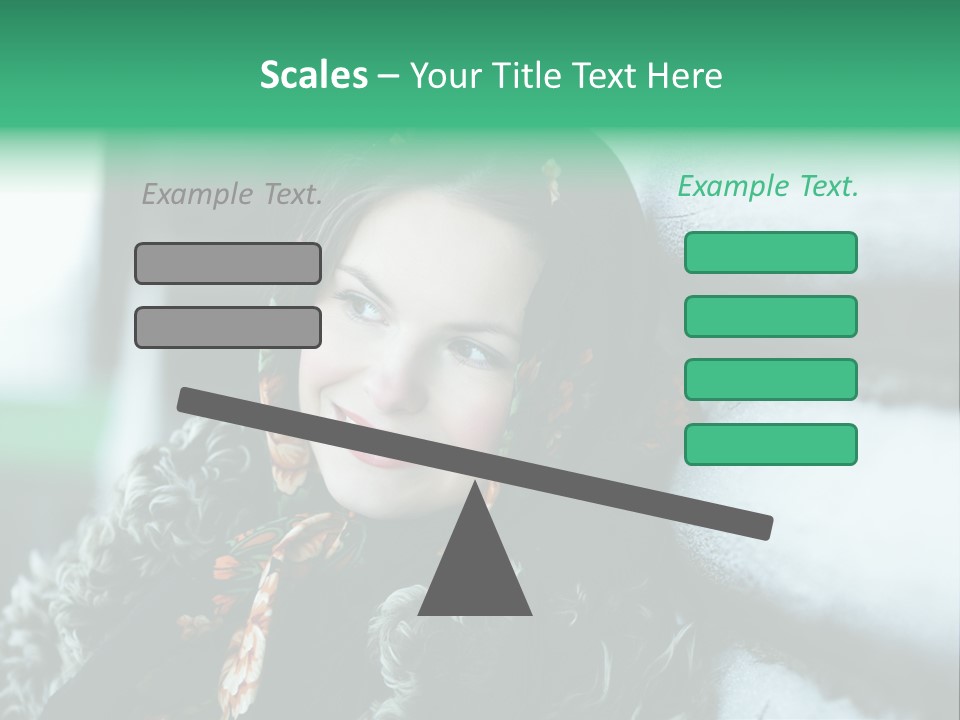 Russian Girl PowerPoint Template