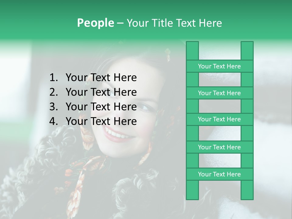 Russian Girl PowerPoint Template