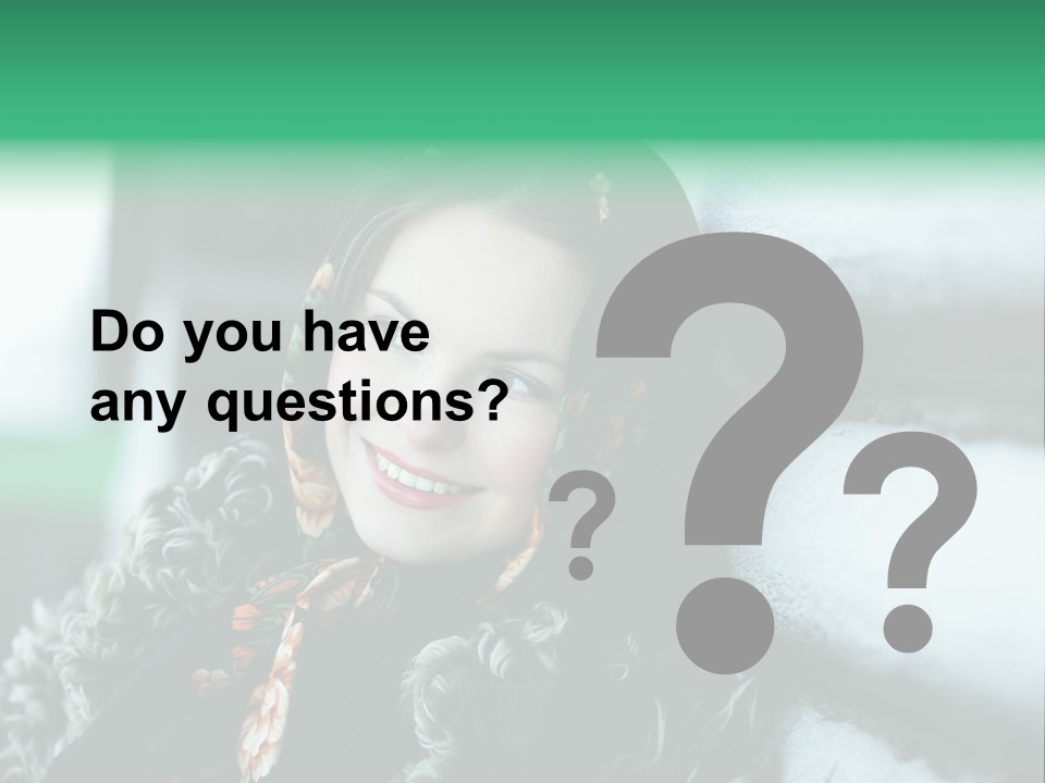 Russian Girl PowerPoint Template