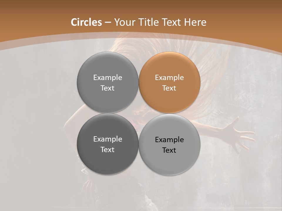 Modern Dance Poses PowerPoint Template