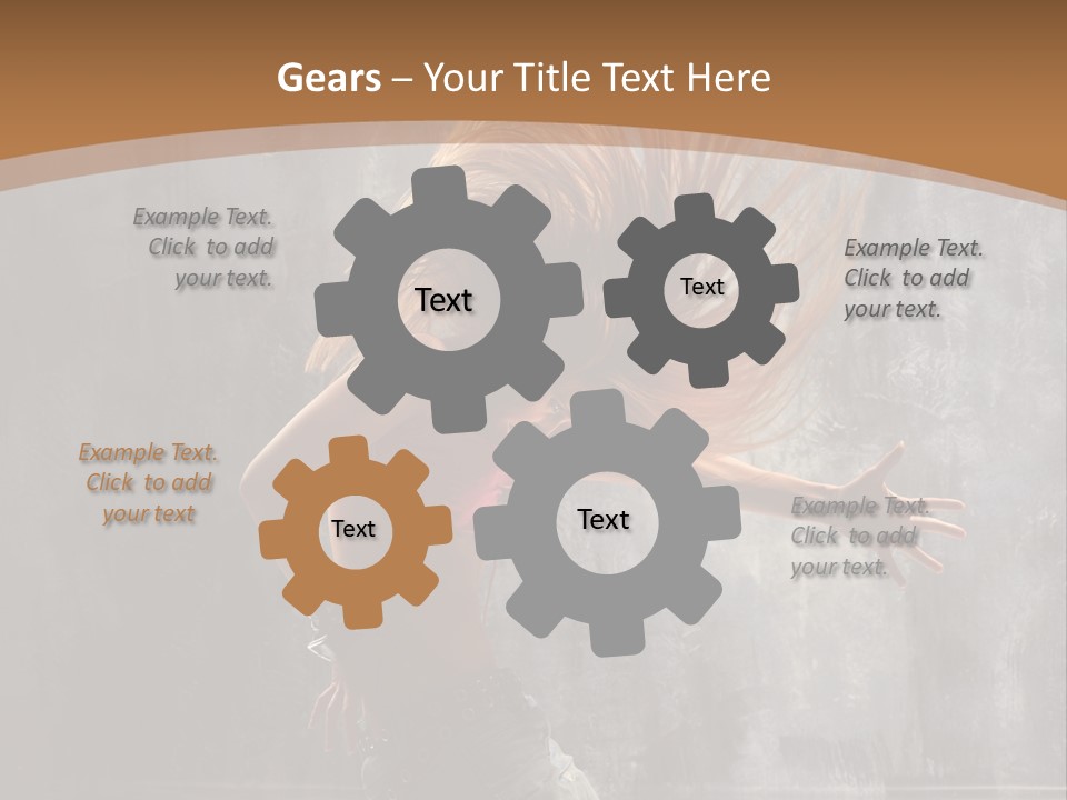 Modern Dance Poses PowerPoint Template