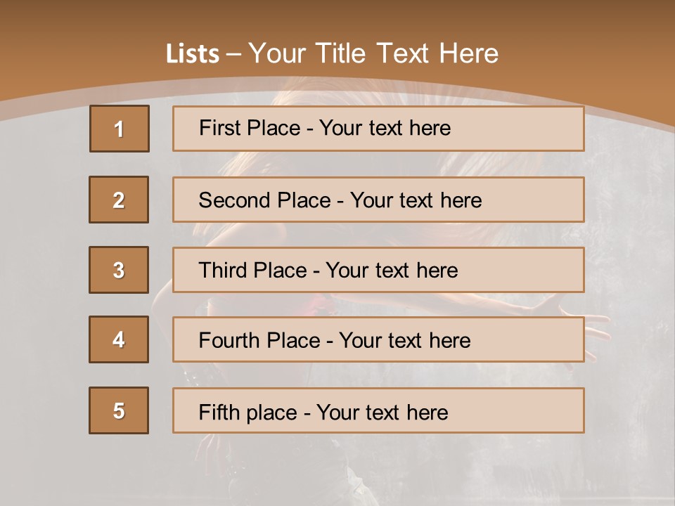 Modern Dance Poses PowerPoint Template