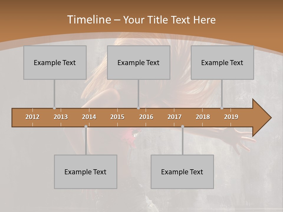 Modern Dance Poses PowerPoint Template