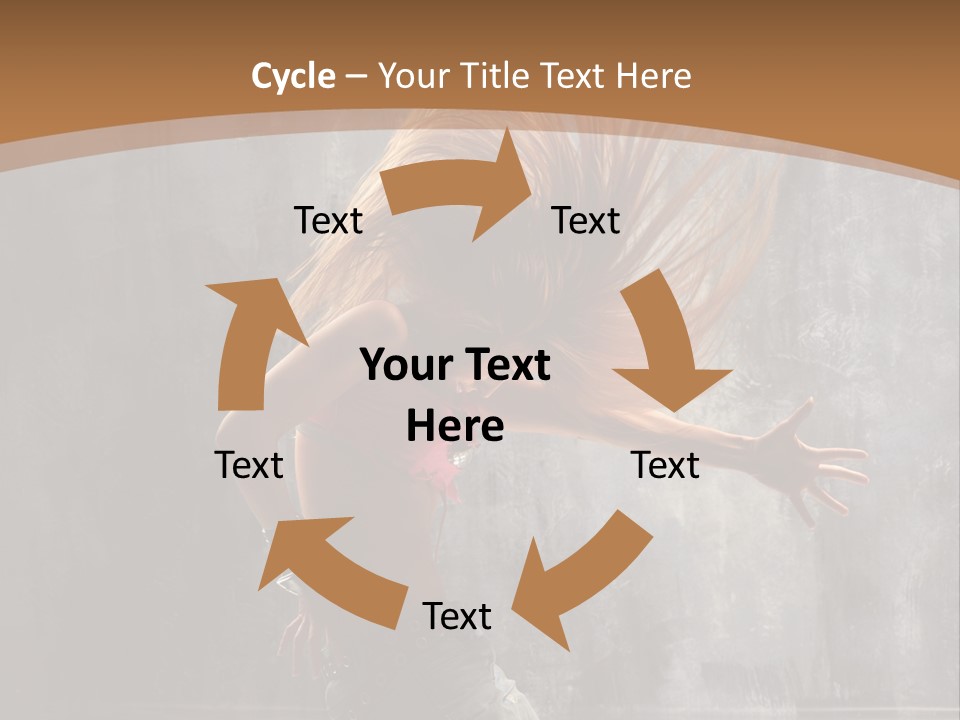 Modern Dance Poses PowerPoint Template