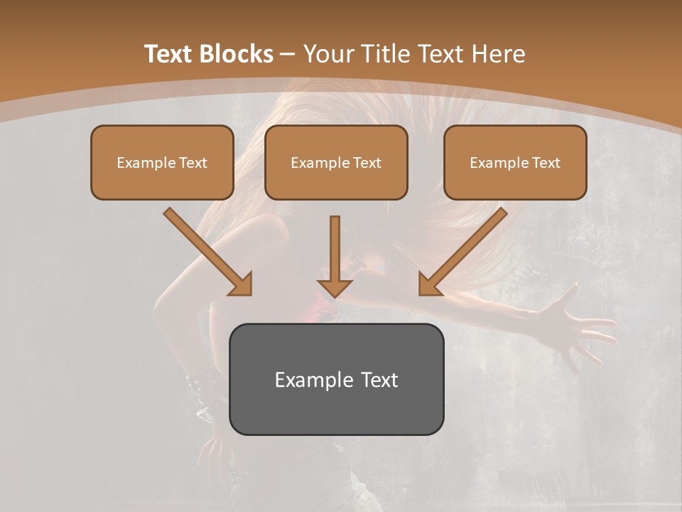 Modern Dance Poses PowerPoint Template