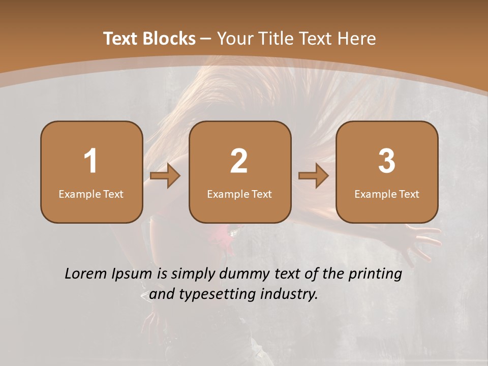 Modern Dance Poses PowerPoint Template