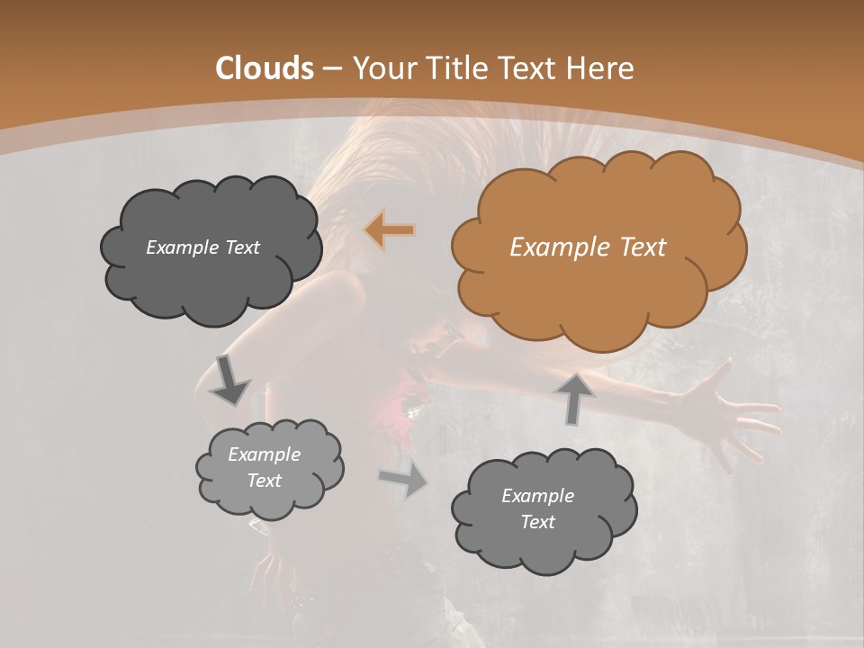 Modern Dance Poses PowerPoint Template