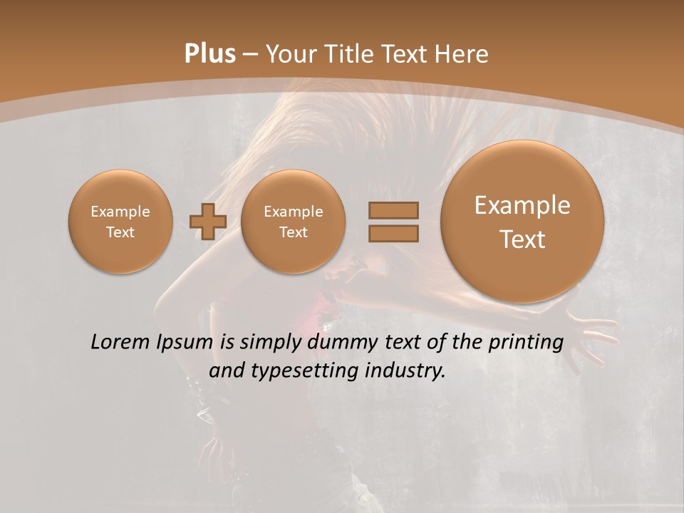 Modern Dance Poses PowerPoint Template