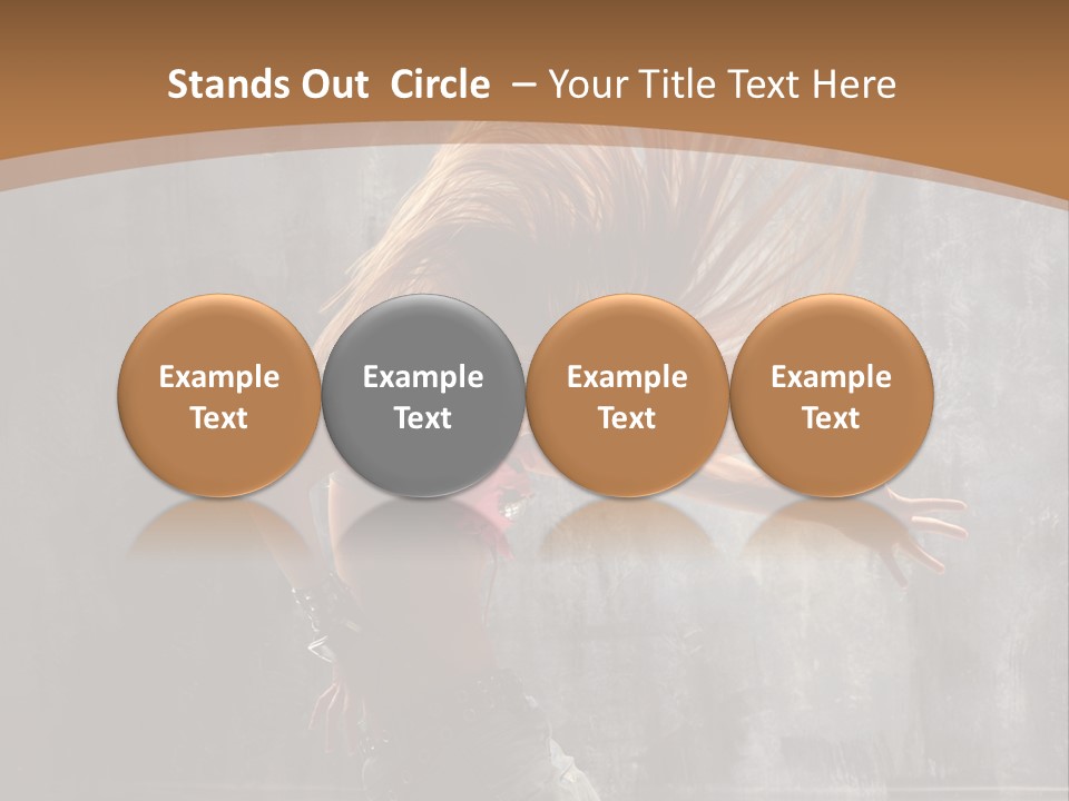 Modern Dance Poses PowerPoint Template