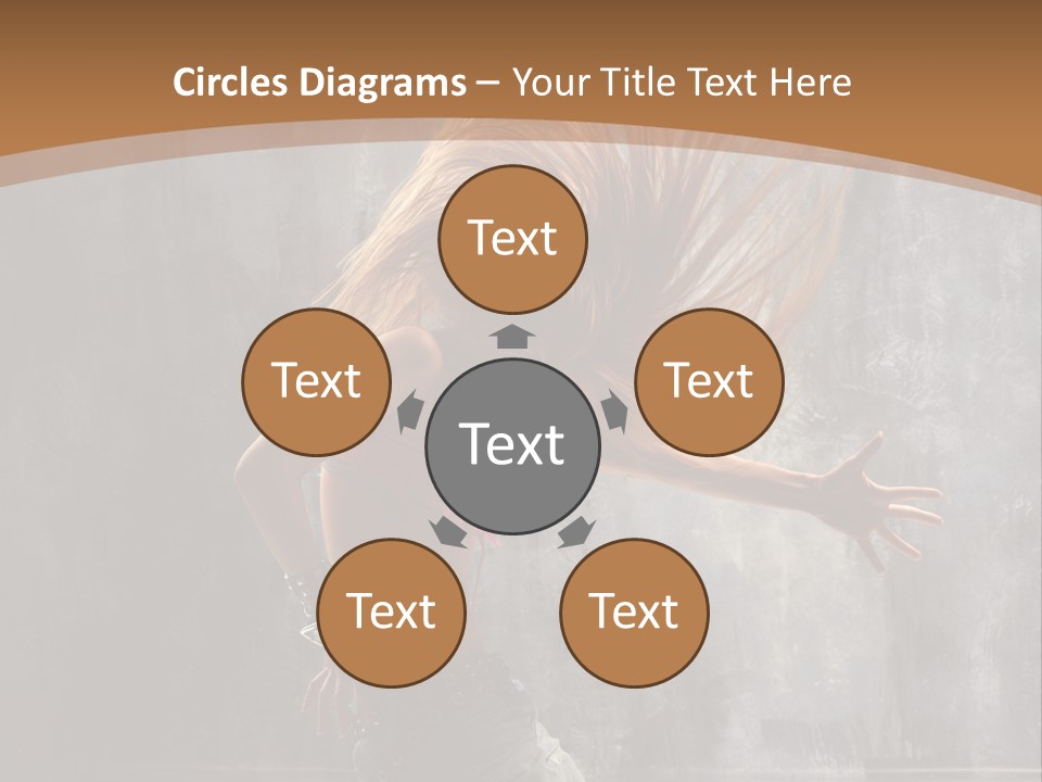 Modern Dance Poses PowerPoint Template