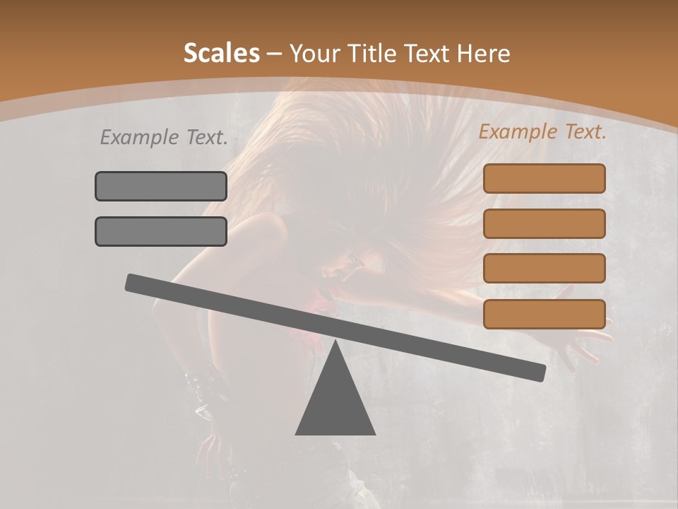 Modern Dance Poses PowerPoint Template