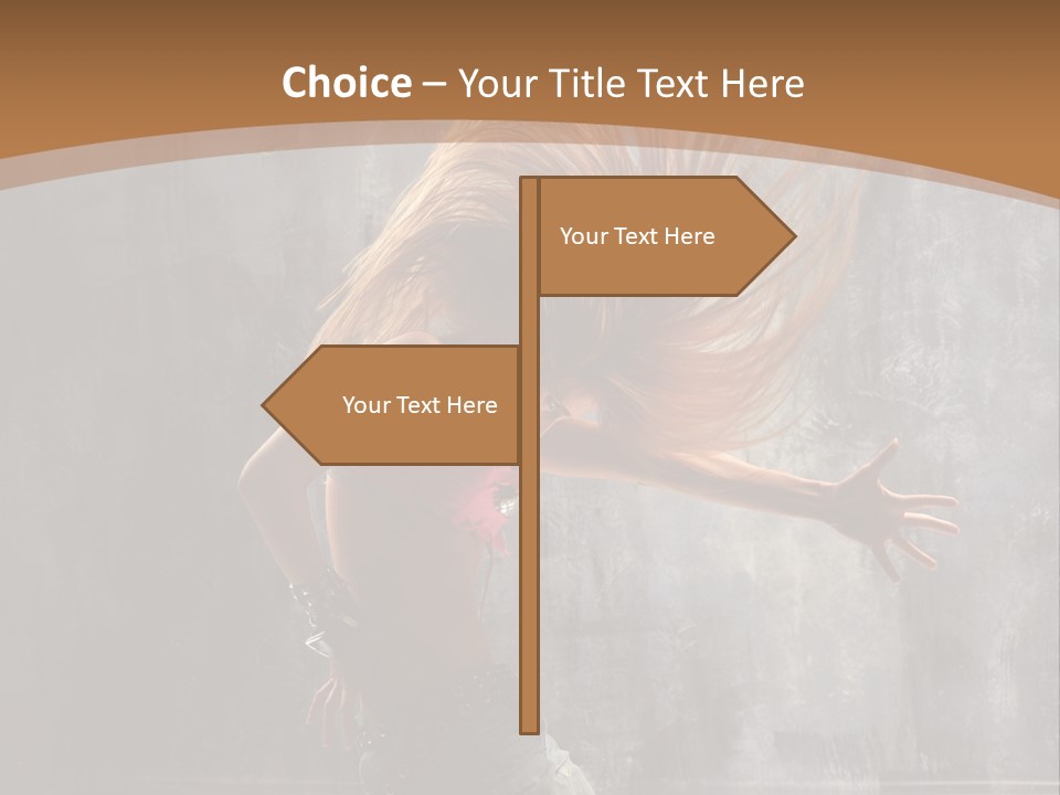 Modern Dance Poses PowerPoint Template