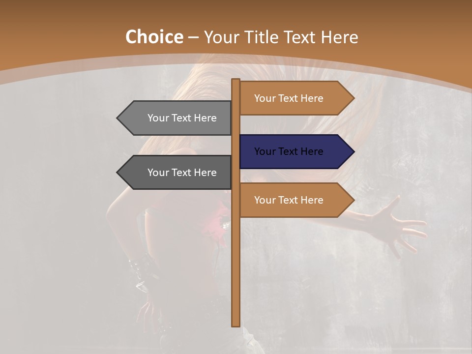 Modern Dance Poses PowerPoint Template