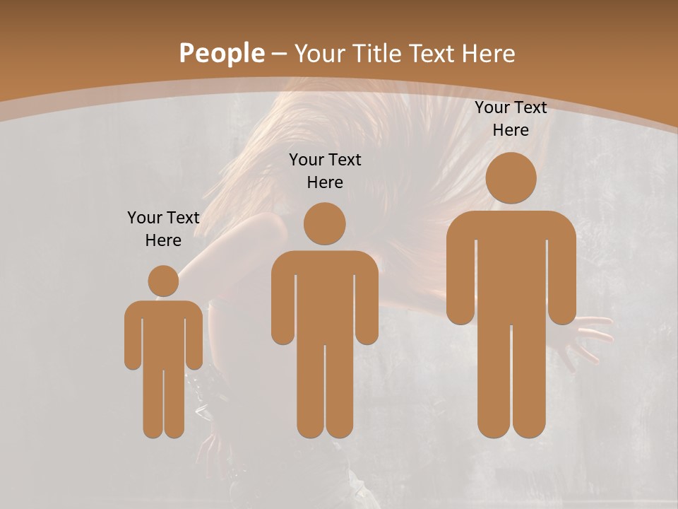 Modern Dance Poses PowerPoint Template