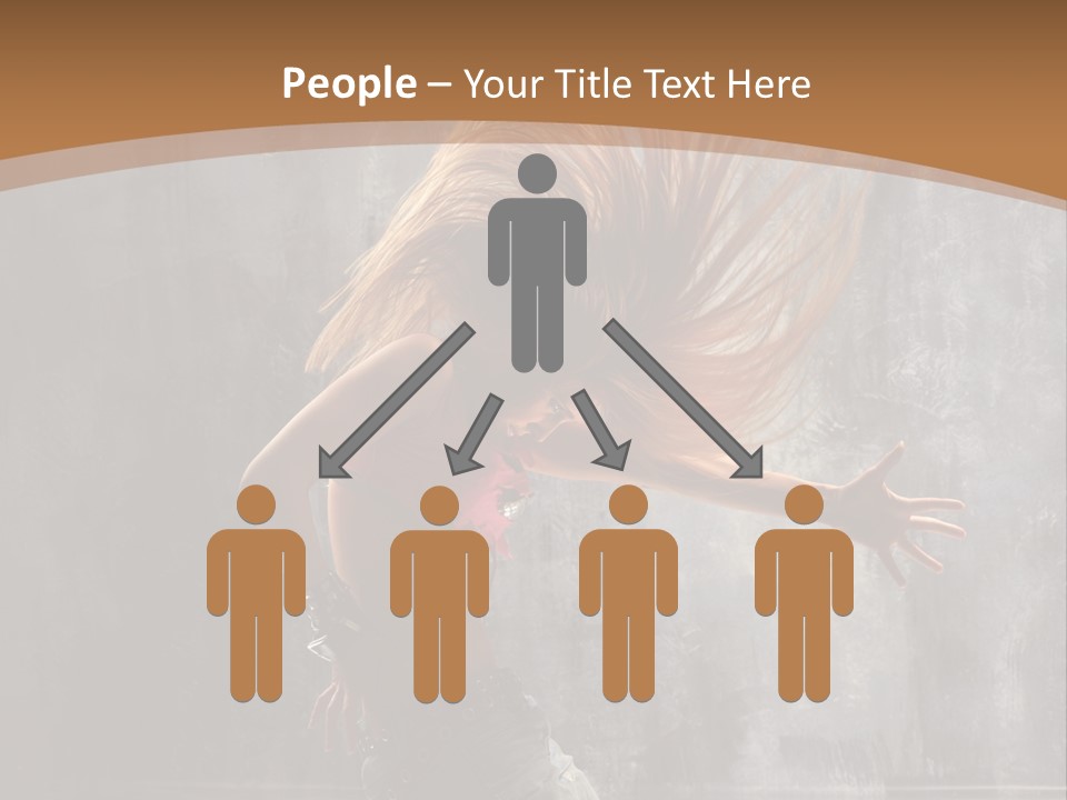 Modern Dance Poses PowerPoint Template