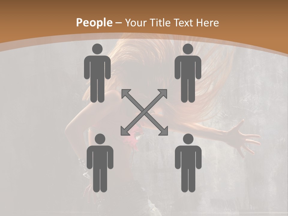 Modern Dance Poses PowerPoint Template