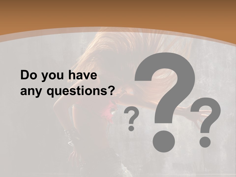 Modern Dance Poses PowerPoint Template