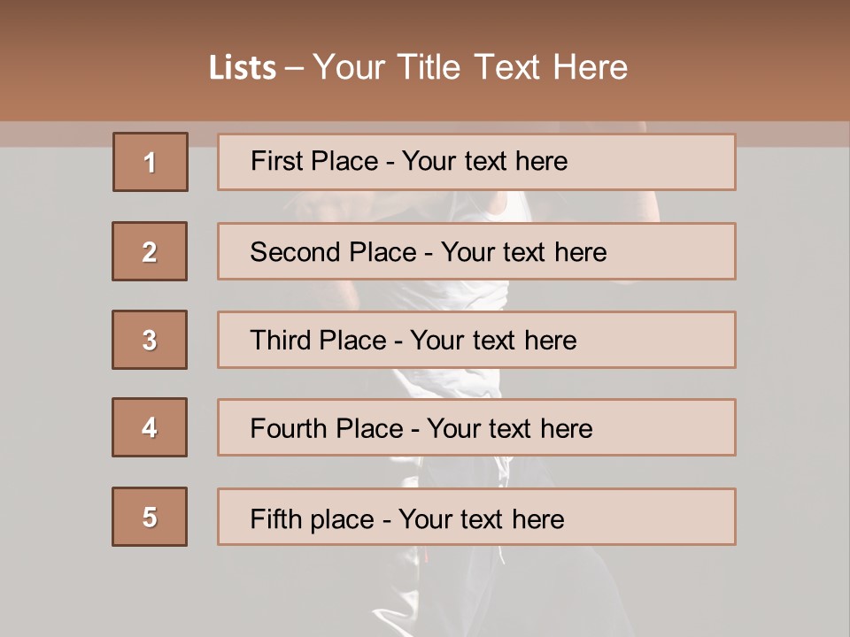 Hip Hop Dance PowerPoint Template