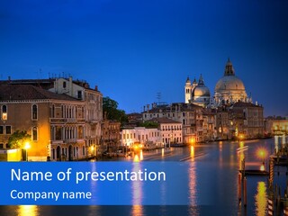 Grand Canal PowerPoint Template