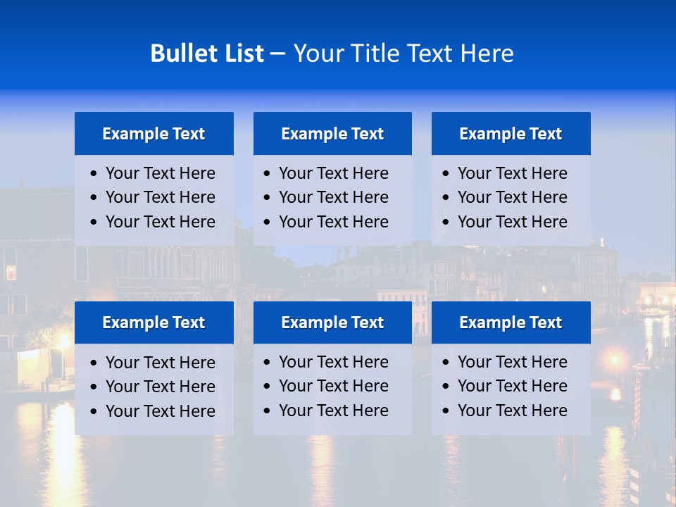Grand Canal PowerPoint Template