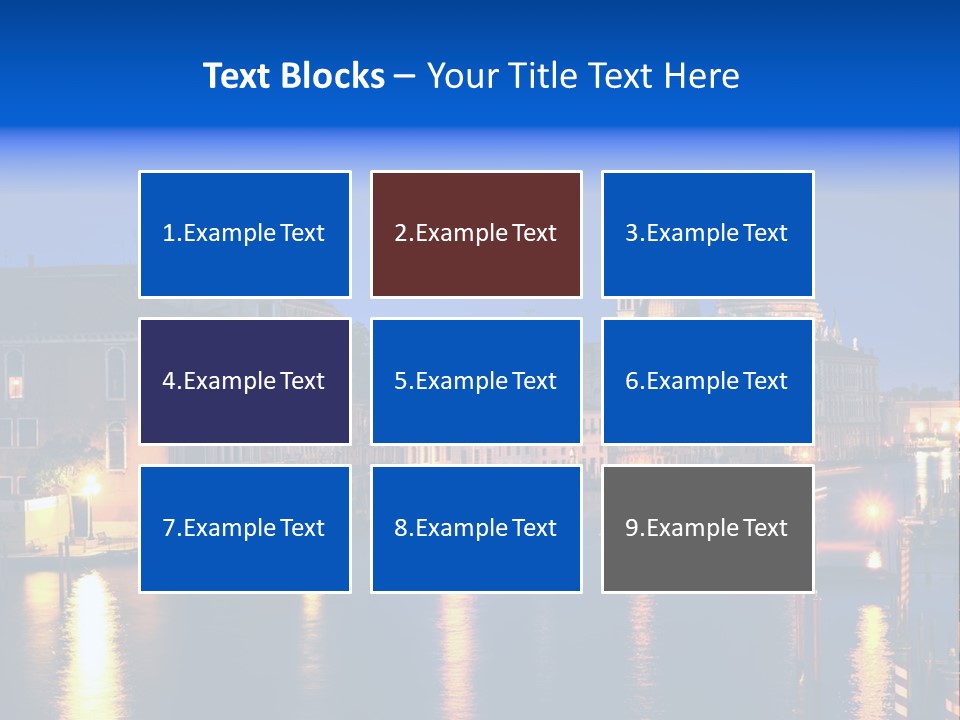 Grand Canal PowerPoint Template