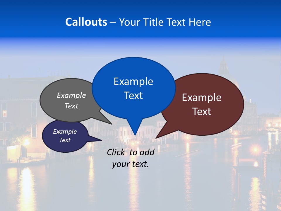 Grand Canal PowerPoint Template